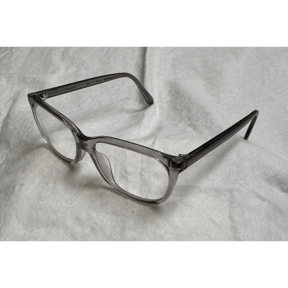 Coach HC6139U HC 6138U‎ 5176 Transparent Grey Eyeglasses; 53/15/140 FRAMES ONLY